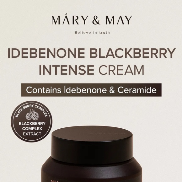 Mary&May Idebenone + Blackberry Intensive Care Cream 2.46oz - Picture 3 of 3